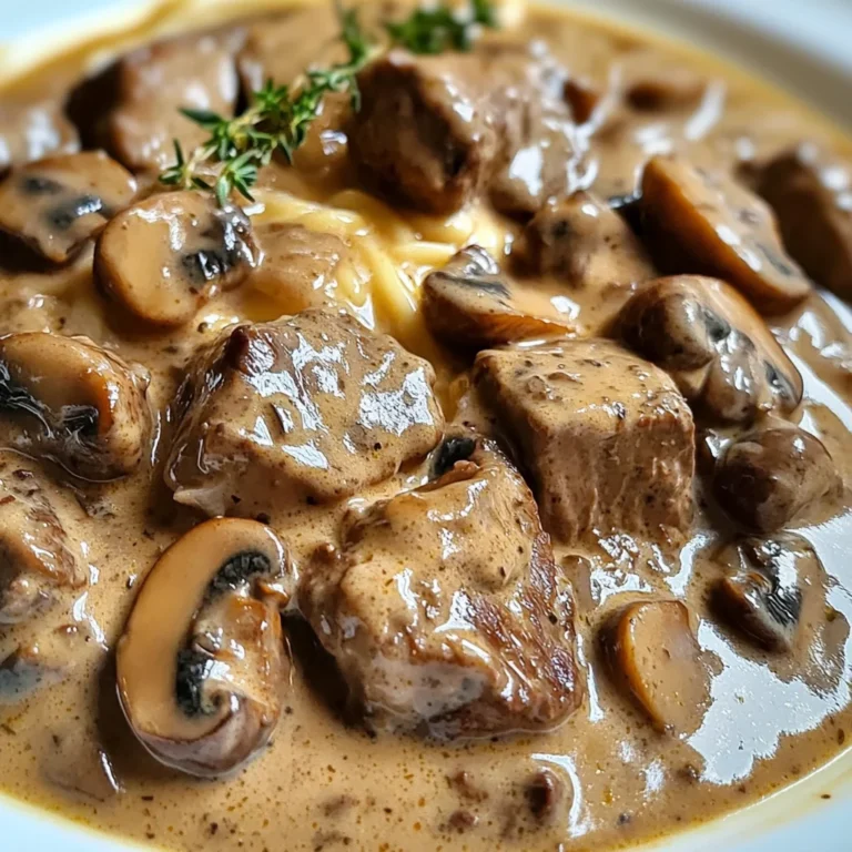 Bœuf Stroganoff au Cookeo