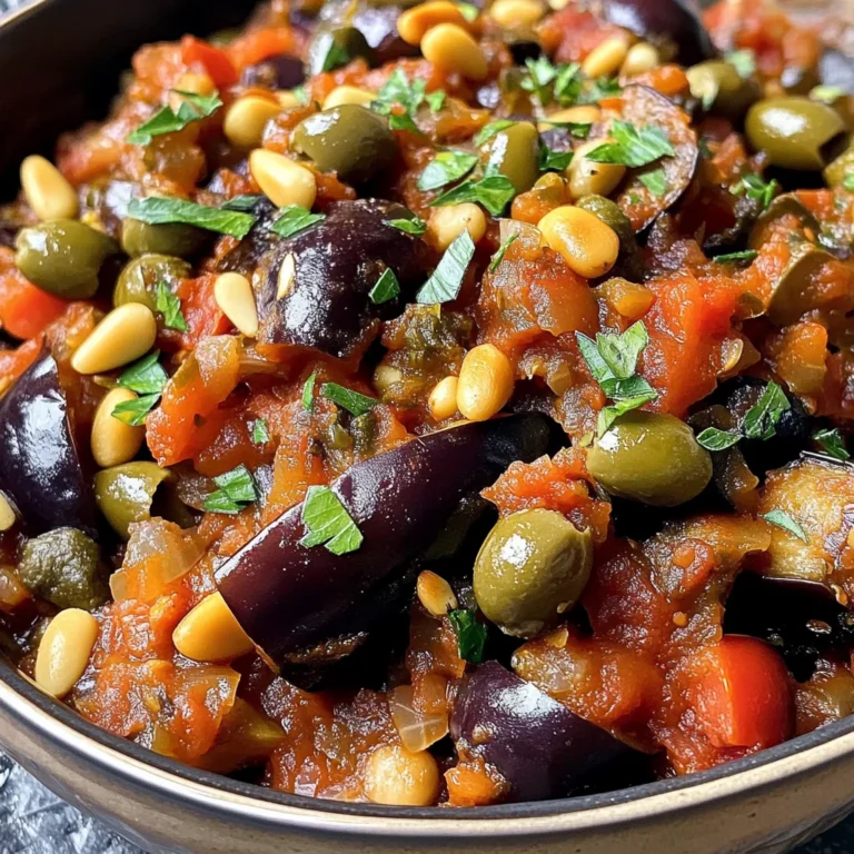 Caponata sicilienne authentique