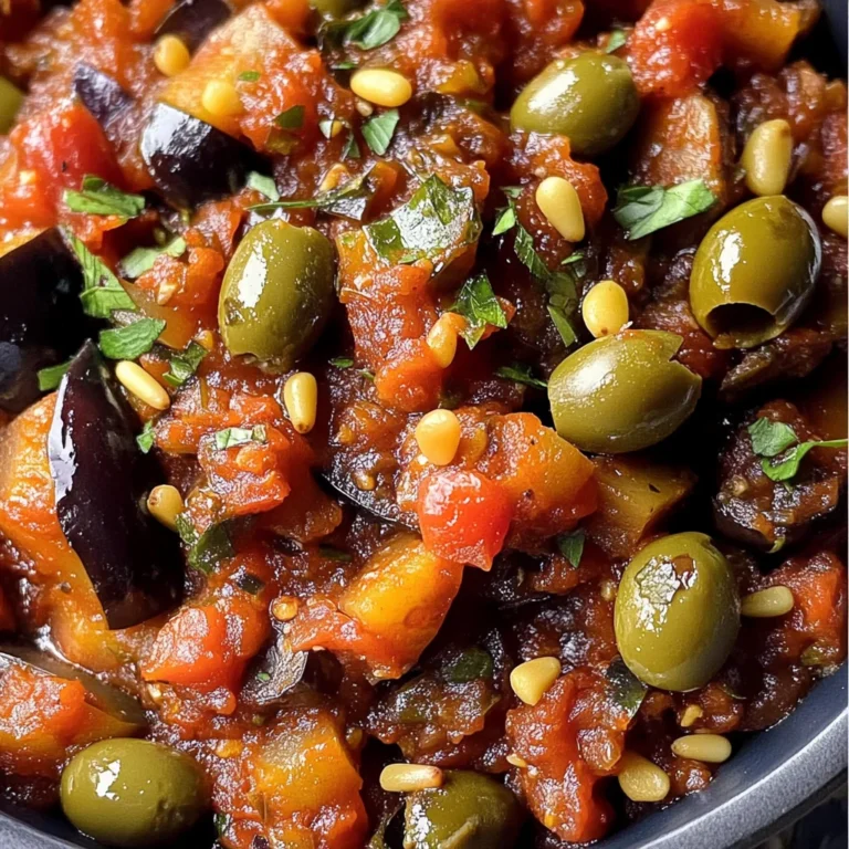 Caponata sicilienne authentique