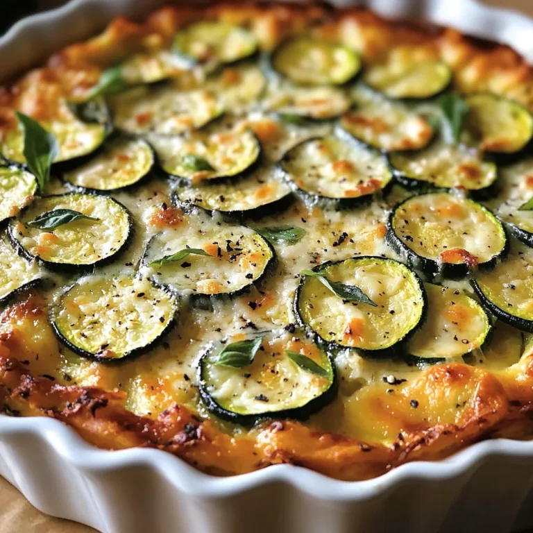Clafoutis de courgettes au parmesan