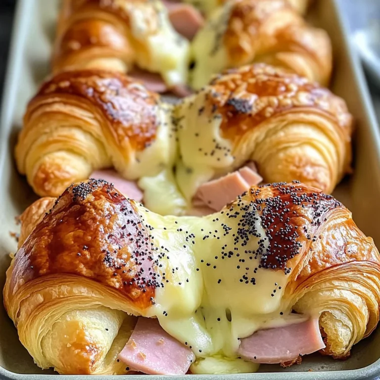 Croissants gourmands faciles