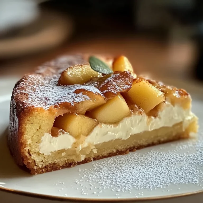 Fondant Moelleux aux Pommes et Mascarpone