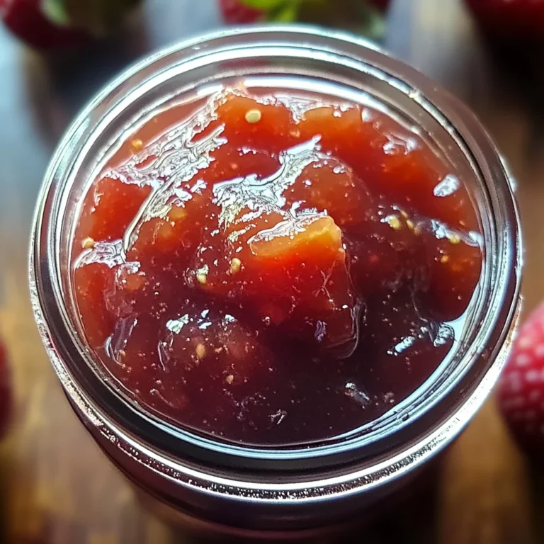 Fraise Rhubarbe Confiture