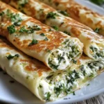 Gozleme turc fromage et herbes