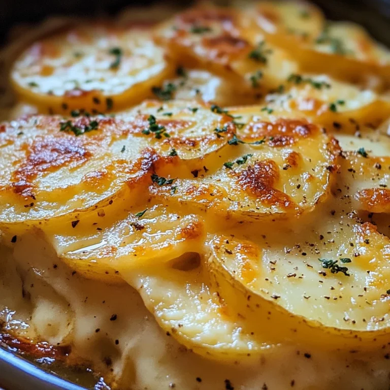 Gratin de pommes de terre crémeux