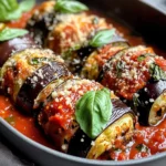 Involtini d'aubergines à la ricotta