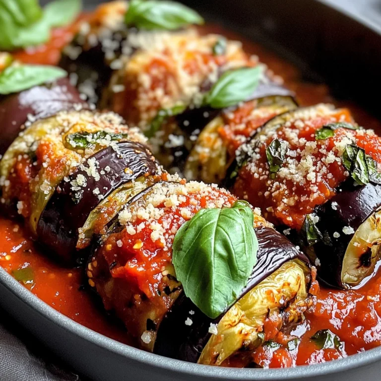 Involtini d'aubergines à la ricotta
