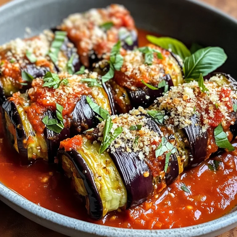 Involtini d'aubergines à la ricotta