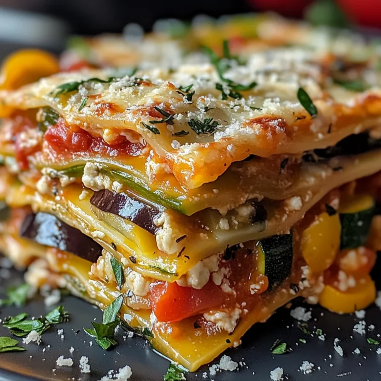 Lasagnes aux légumes d'été