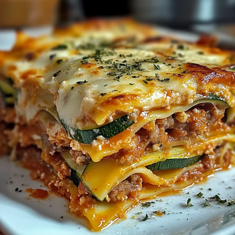 Lasagnes courgettes chair à saucisse