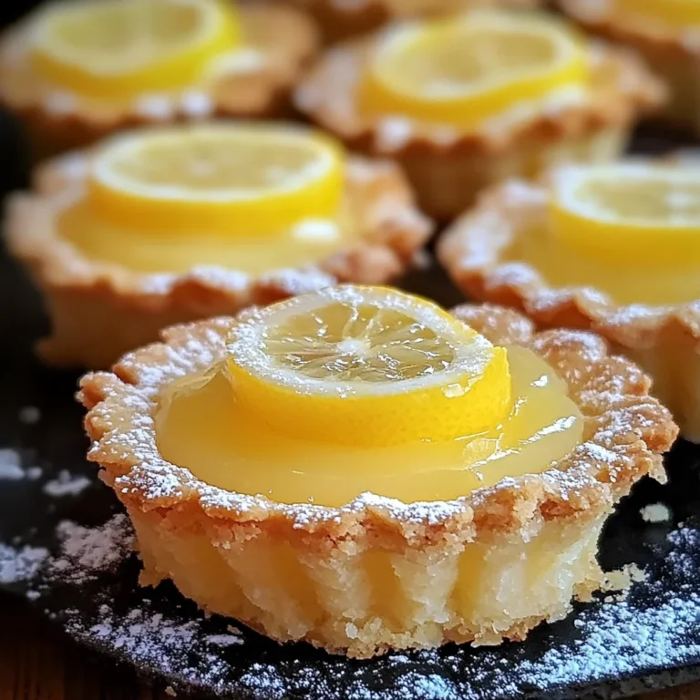 Mini tartelettes citron maison