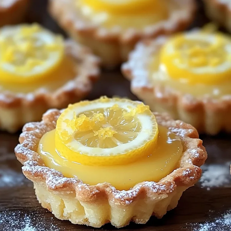 Mini tartelettes citron maison