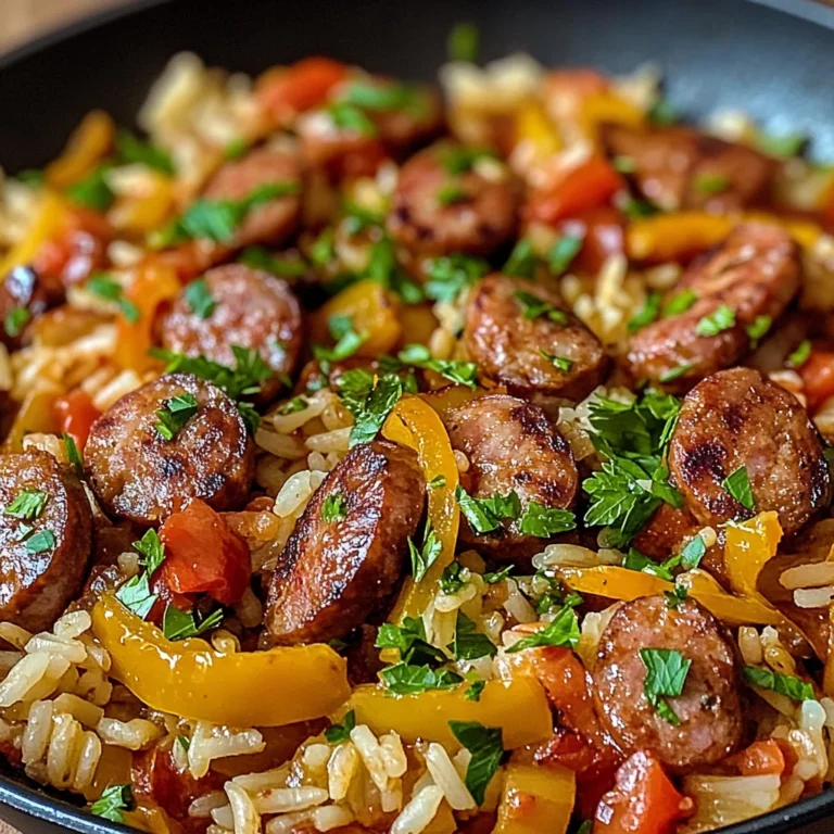 Poêlée Saucisse Riz