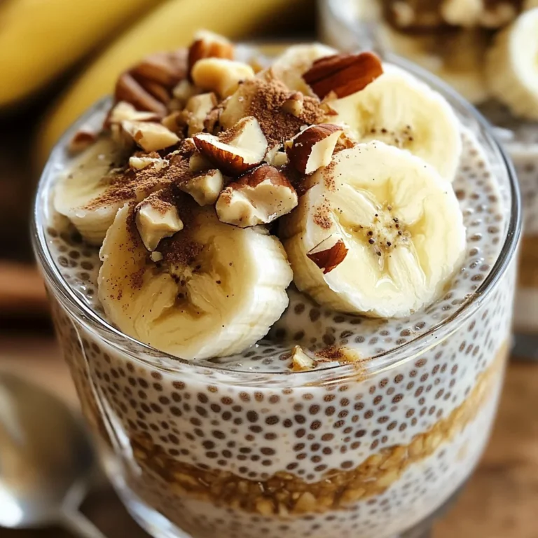 Pudding chia banane healthy