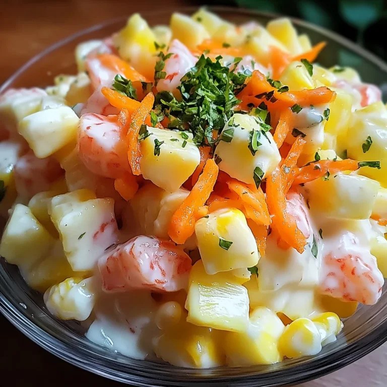Salade Alaska fraîche et savoureuse