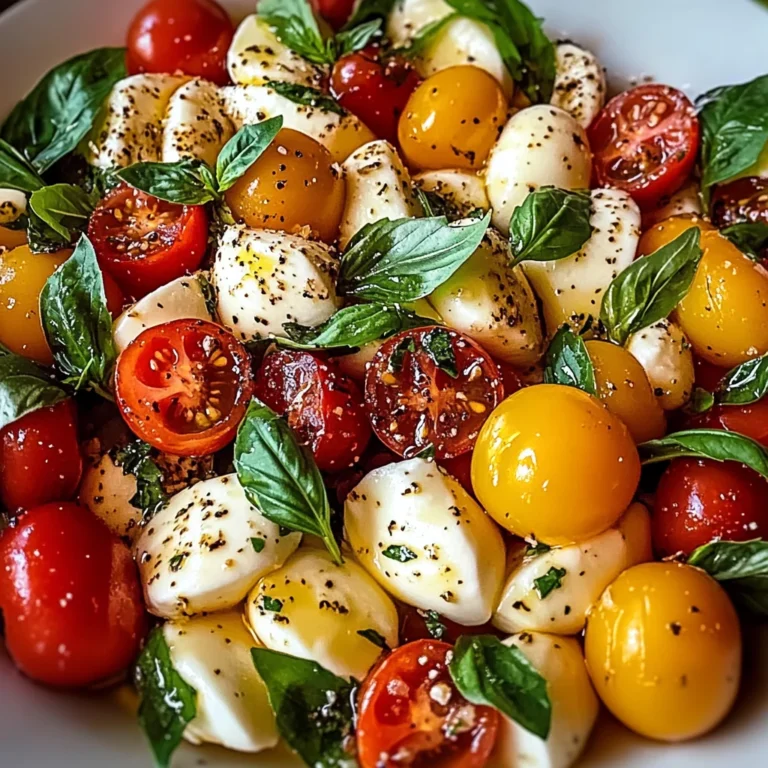 Salade Caprese Crémeuse