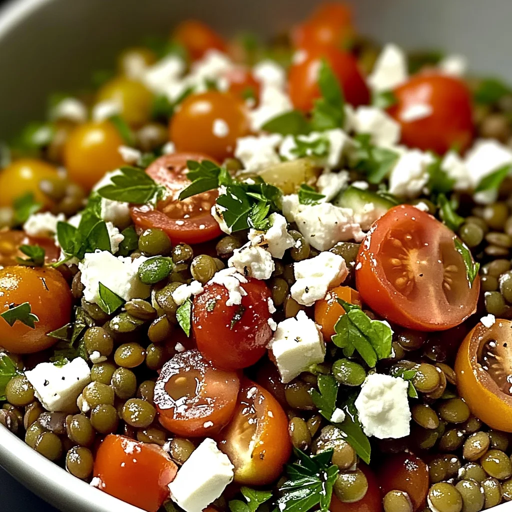 Salade Croquante de Lentilles & Feta