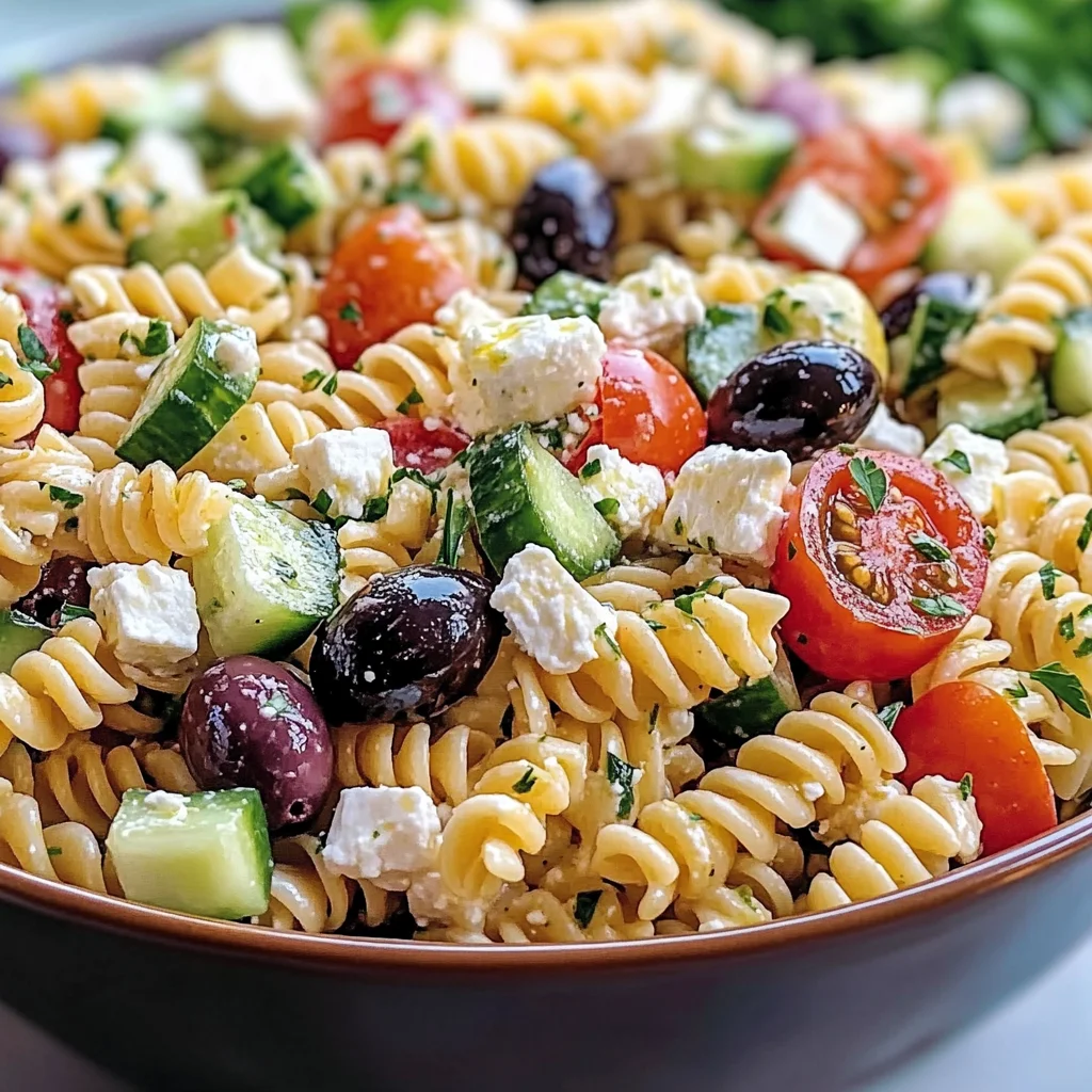 Salade de pâtes méditerranéenne