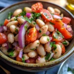 Salade turque haricots blancs