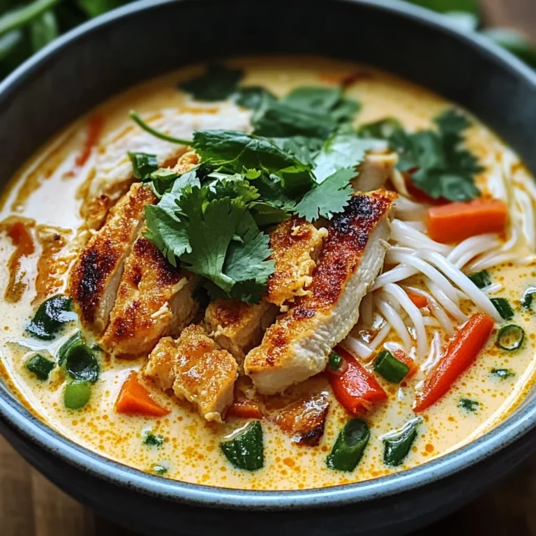 Soupe Thaï Délicieuse et Épicée