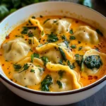 Soupe thaï réconfortante aux raviolis