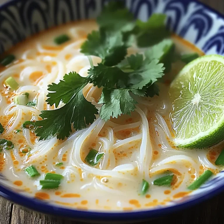 Soupe thaïe légère et parfumée