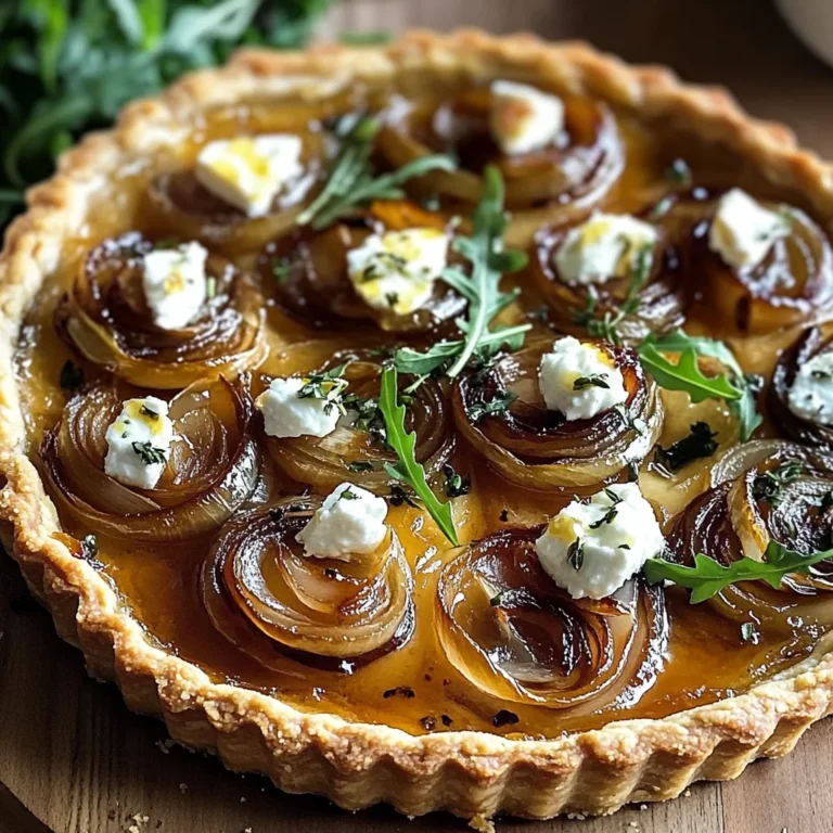 Tarte Gourmande aux Oignons