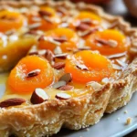 Tarte moelleuse abricots amandes