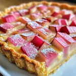 Tarte rhubarbe facile rapide