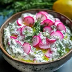 Tzatziki aux radis et herbes