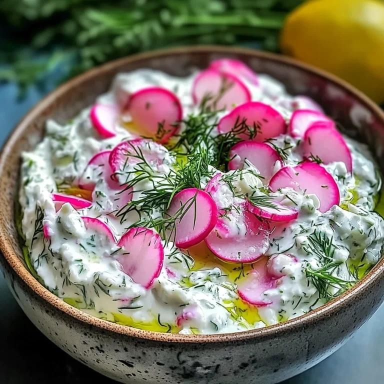 Tzatziki aux radis et herbes