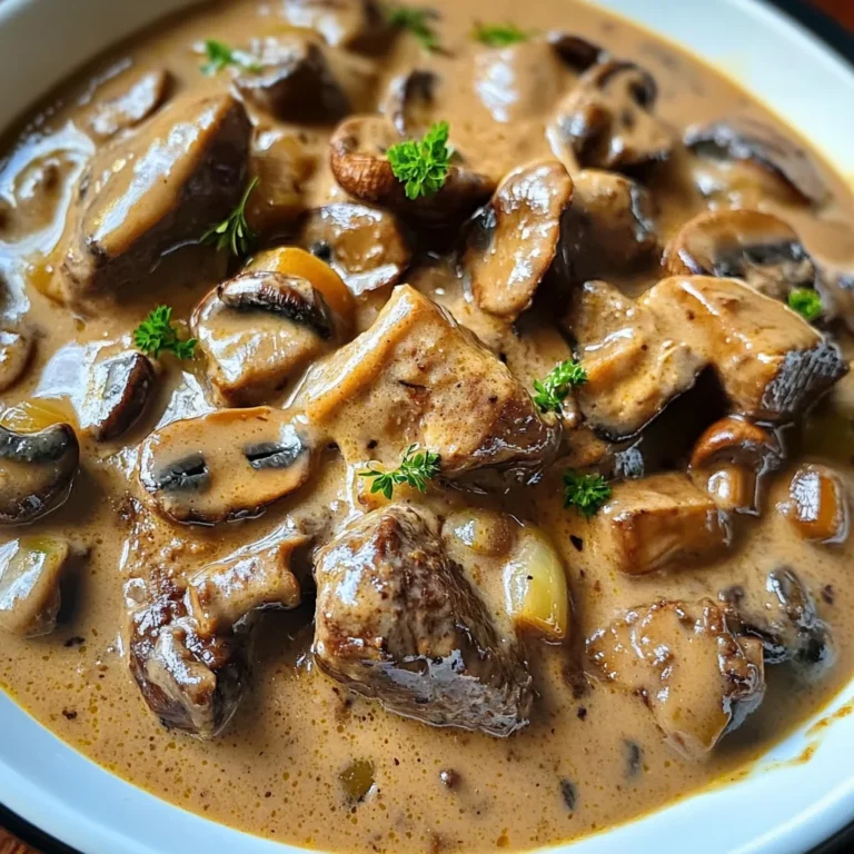 Bœuf Stroganoff au Cookeo