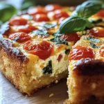 Cake moelleux tomate & mozzarella