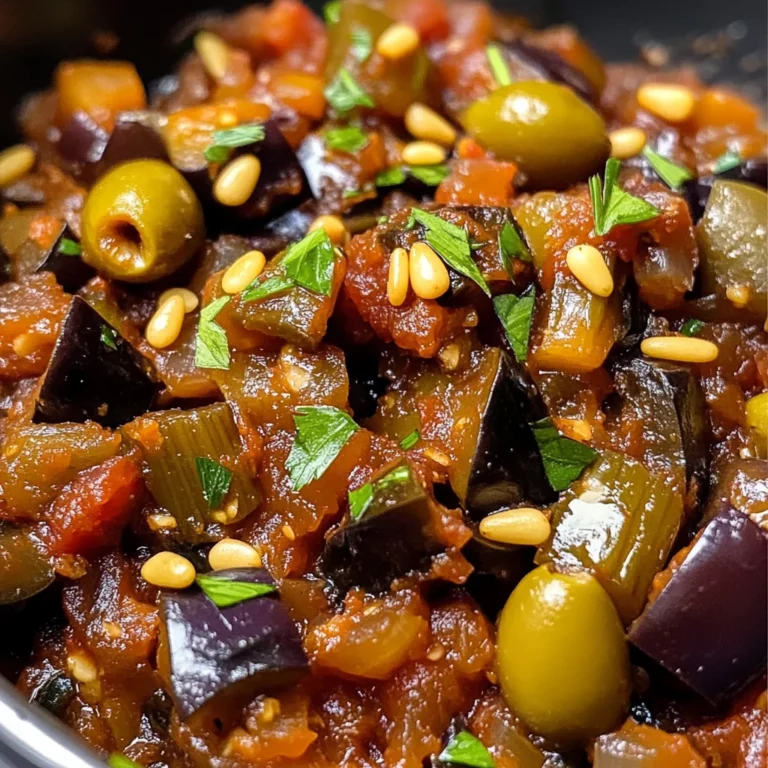 Caponata sicilienne authentique