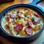 Fondue d’Endives Crémeuse aux Saucisses Fumées