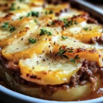 Gratin de Pommes de Terre et Bœuf Haché