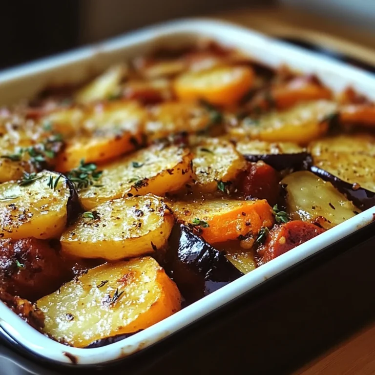 Gratin de légumes au paprika et chorizo