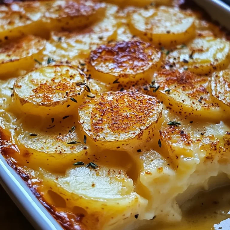 Gratin de pommes de terre crémeux