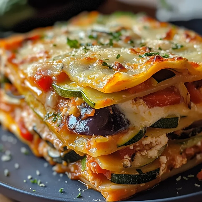 Lasagnes aux légumes d'été