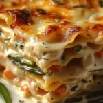 Lasagnes familiales aux légumes et poulet