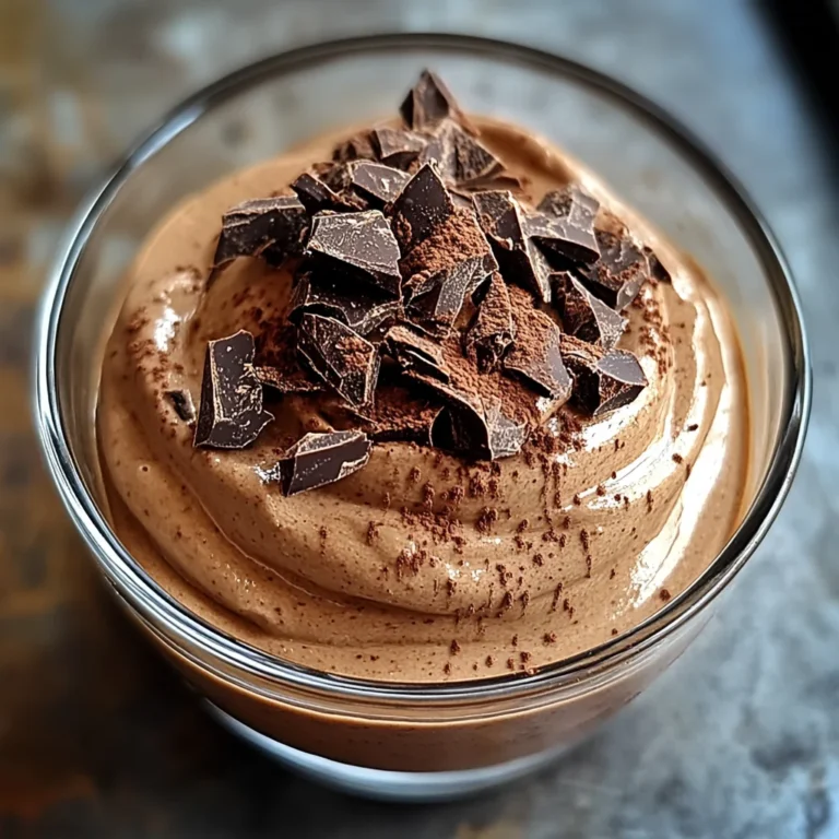 Mousse Mascarpone au Chocolat