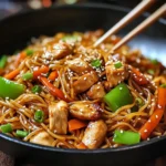 Nouilles sautées asiatiques rapides