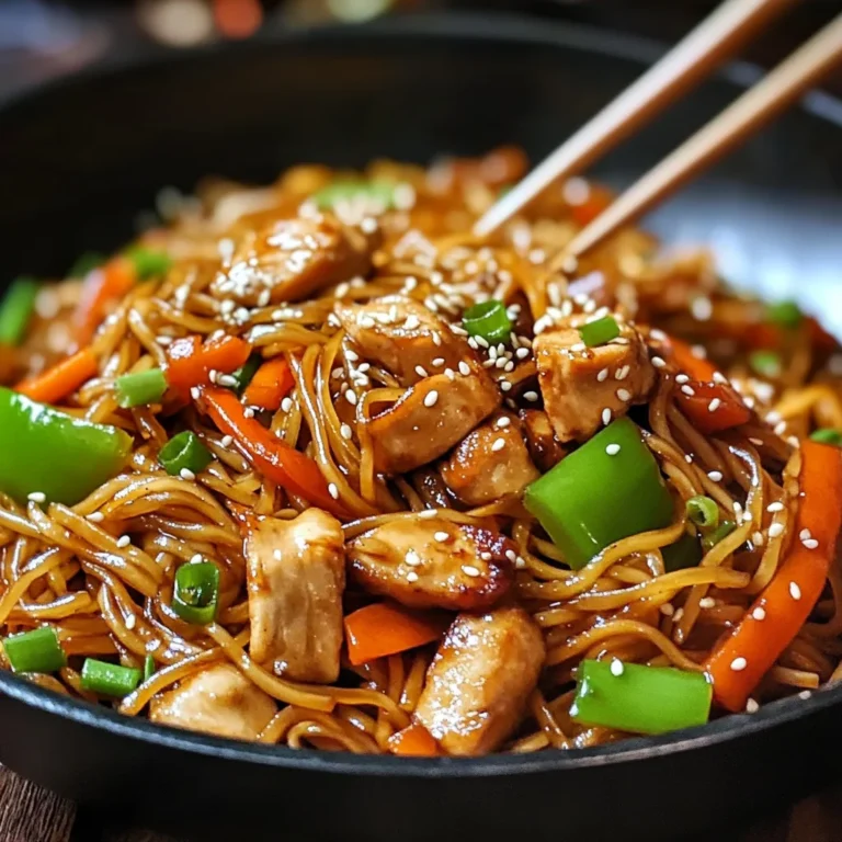 Nouilles sautées asiatiques rapides