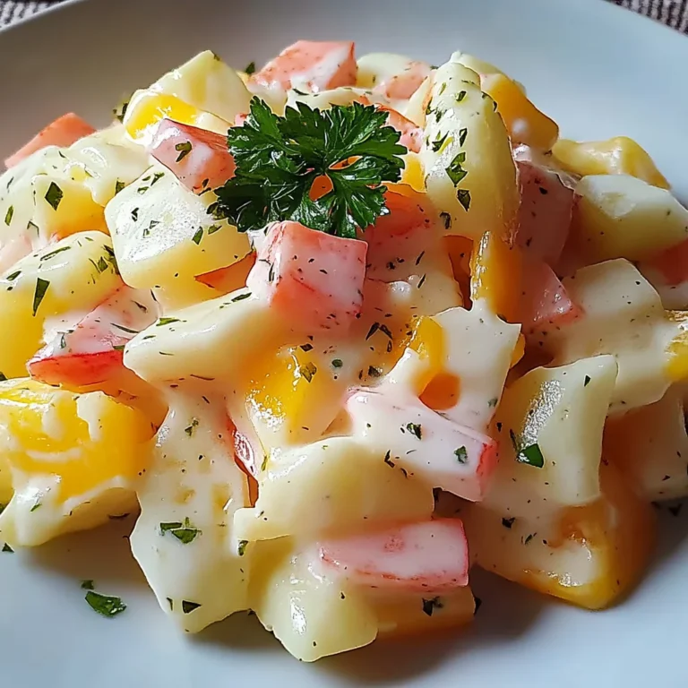 Salade Alaska fraîche et savoureuse