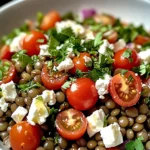 Salade Croquante de Lentilles & Feta