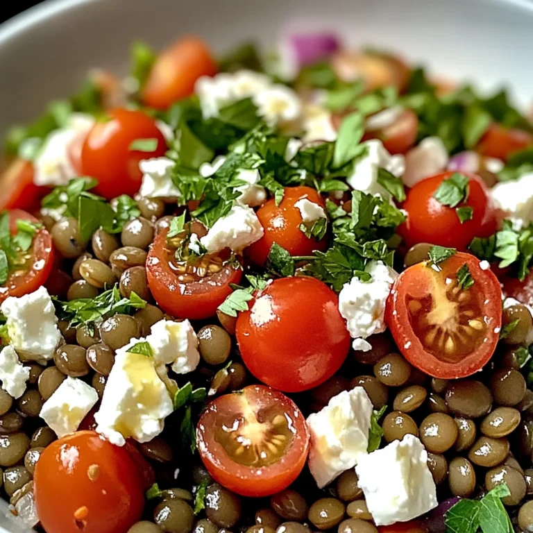 Salade Croquante de Lentilles & Feta