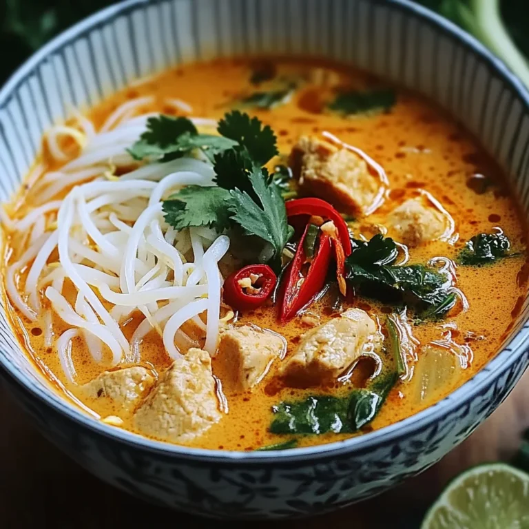 Soupe Thaï Délicieuse et Épicée
