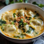 Soupe thaï réconfortante aux raviolis