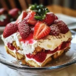 Tiramisu gourmand aux fraises