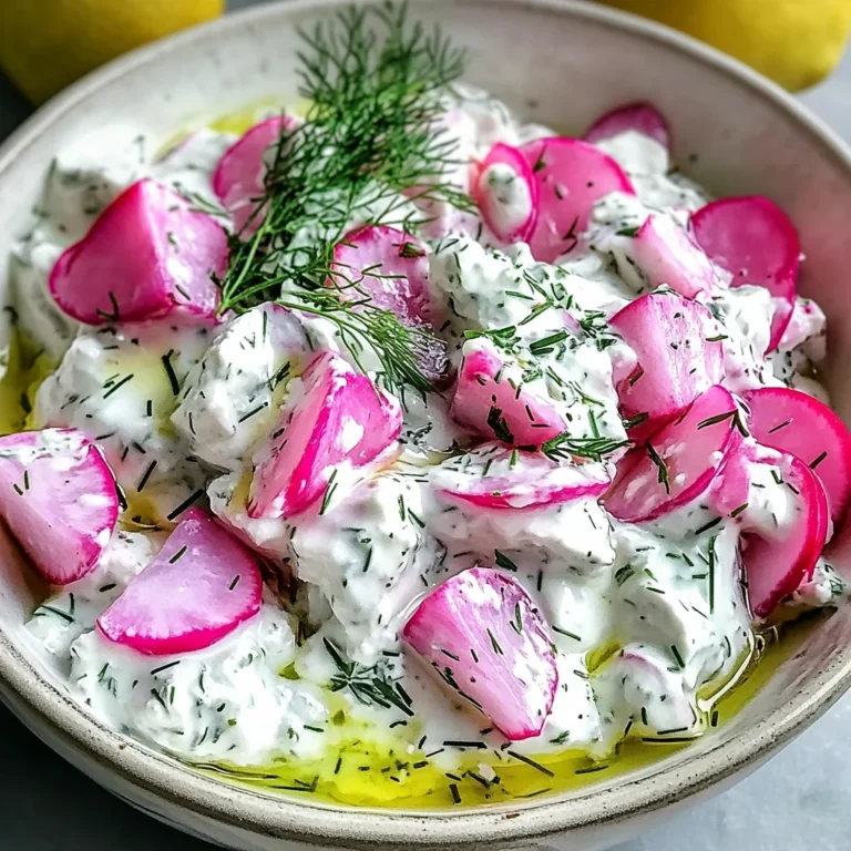 Tzatziki aux radis et herbes
